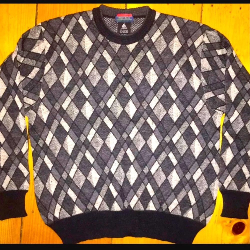 ROBERT BANKS Vintage Merino Wool Sweater Sz Large